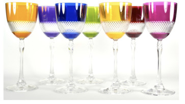 SOPHIE wijnglazen in verschillende kleuren